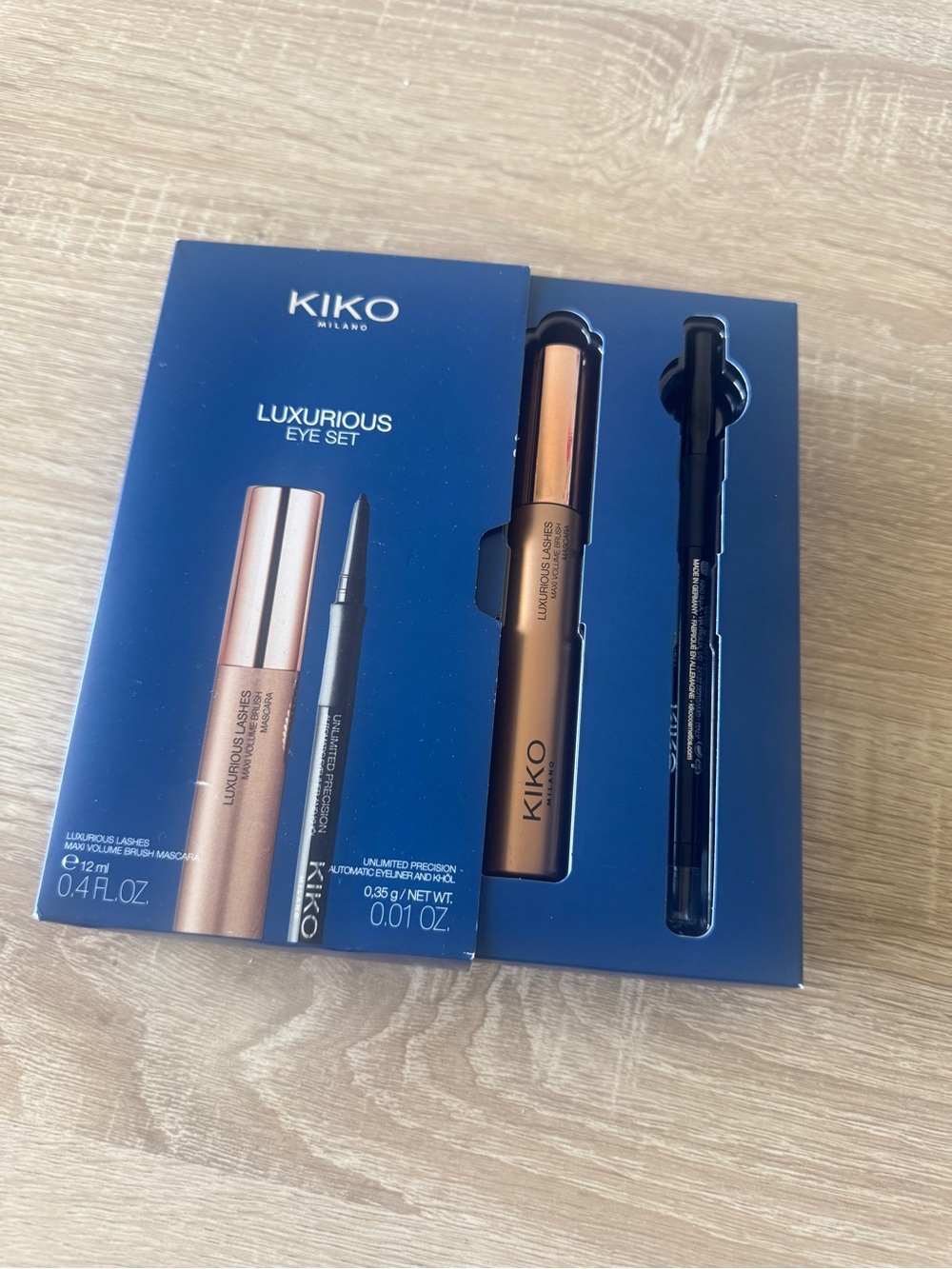 Kiko Luxurious Eye Set - Rose Gold & Black